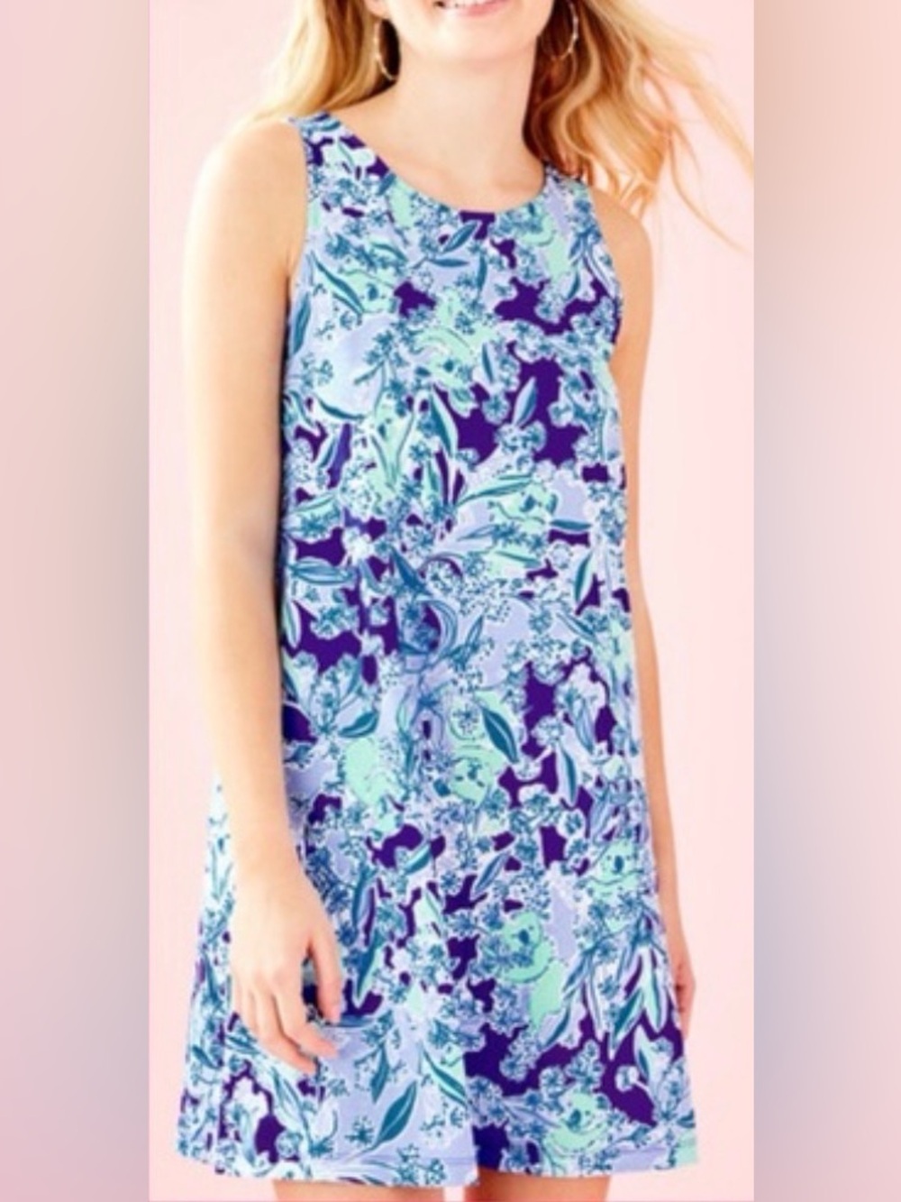 Lilly Pulitzer Kristen Dress Royal Purple Koala Bears Koalafications Size Small